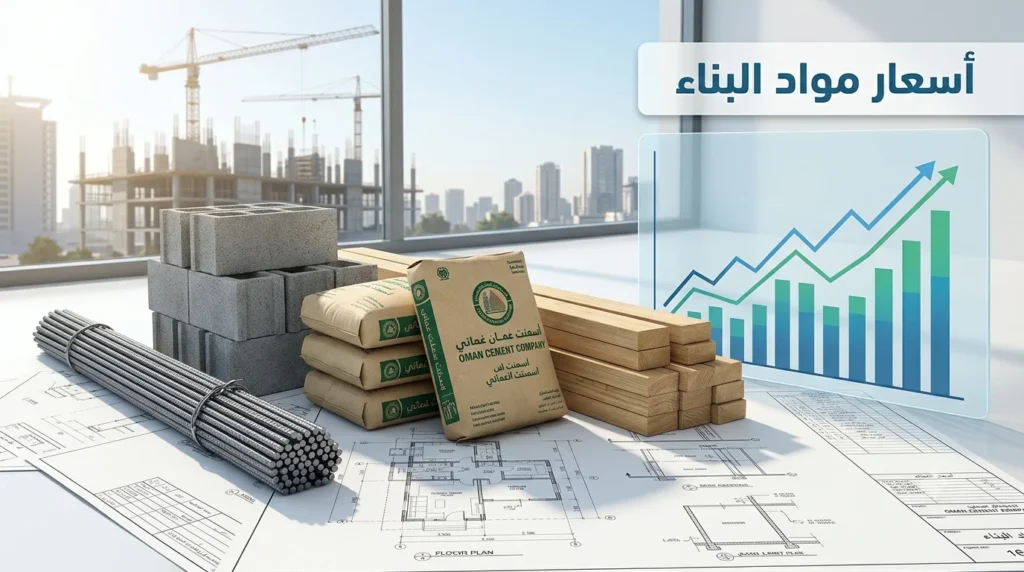 أسعار مواد البناء في عمان 2026 وأحدث تغيرات السوق دليل التكلفة ومقارنة الأسعار الاستراتيجية